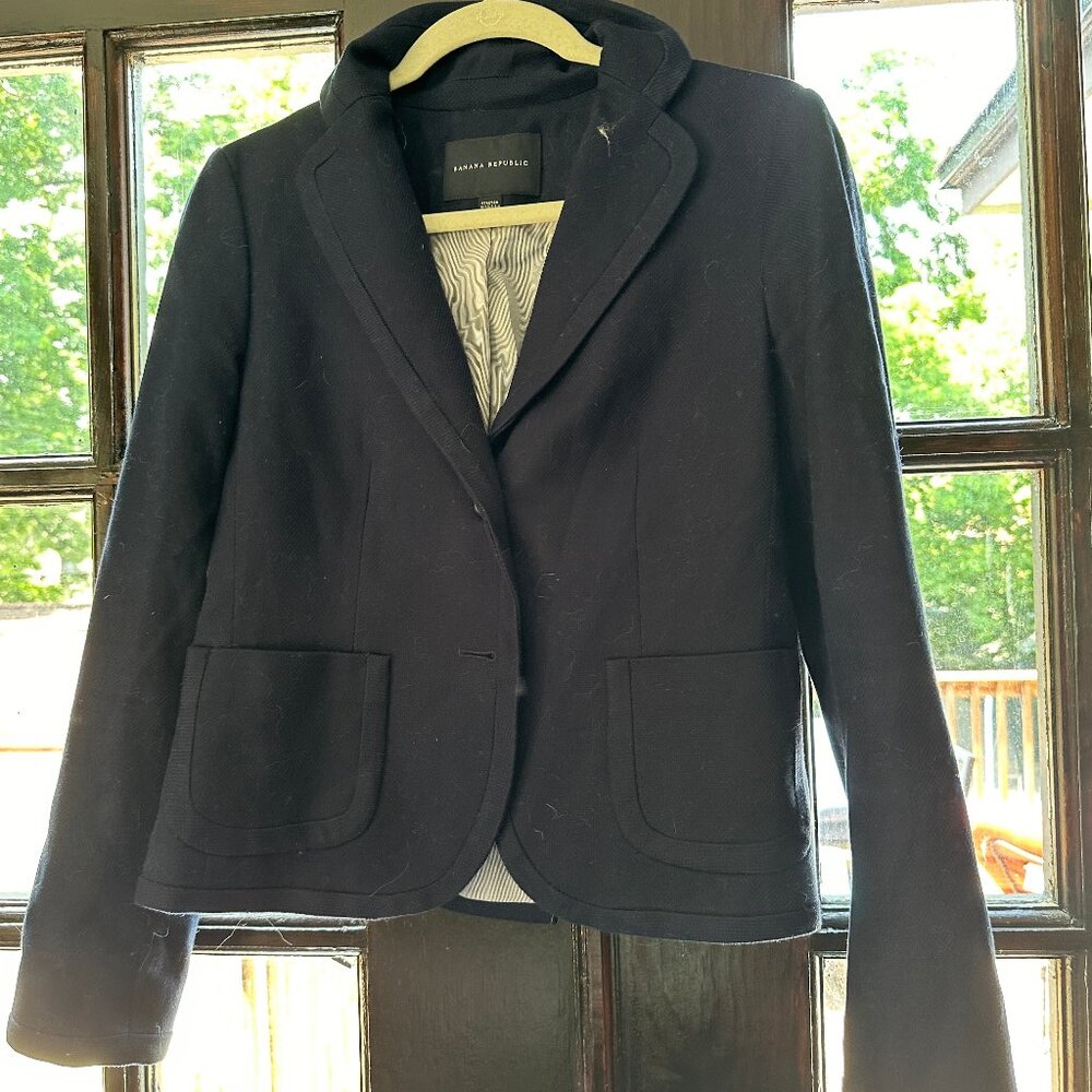 Smart Banana Republic blazer - navy blue